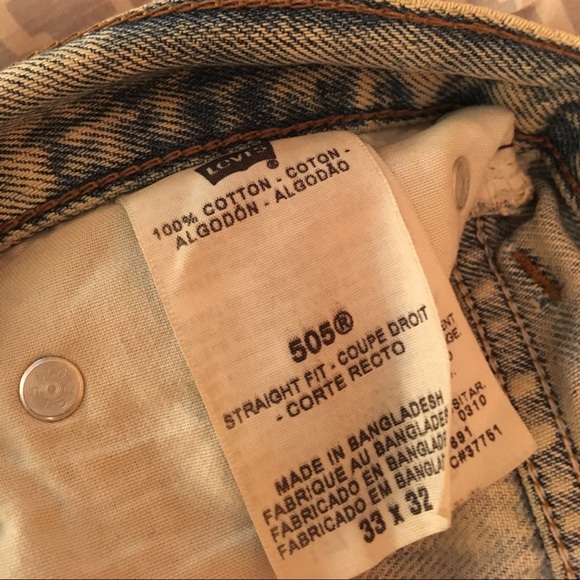 Levi’s cut off jean shorts, distressed. - Picture 3 of 3